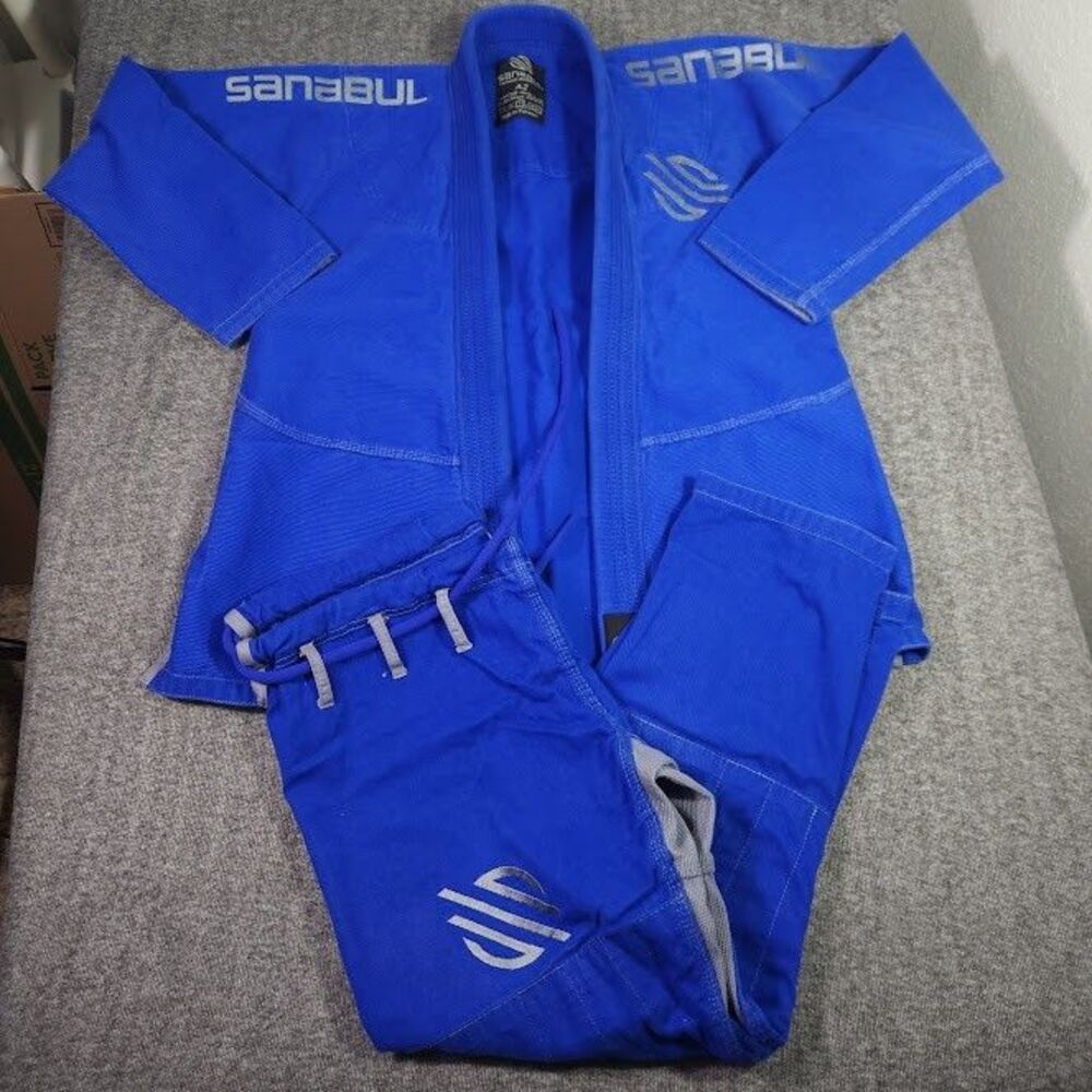 Sanabul Core Jiu-Jitsu Gi A2 Blue Adult Unisex Martial Arts Uniform Set